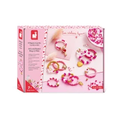 Janod Collection "Les Ateliers Bijoux" & Les Perles*10 Bagues En Perles Lovely A Créer