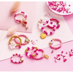 Janod Collection "Les Ateliers Bijoux" & Les Perles*10 Bagues En Perles Lovely A Créer