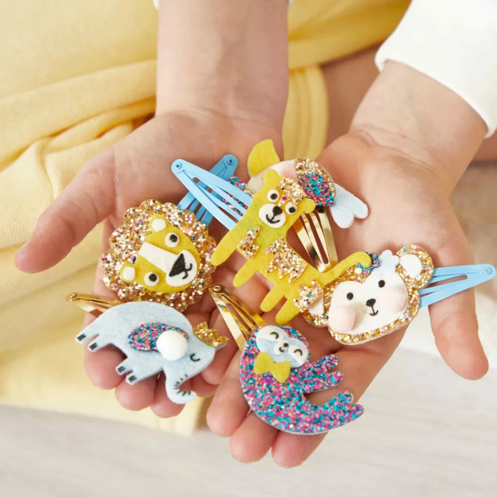 Janod Collection "Les Ateliers Bijoux" & Les Perles*6 Barrettes Exotic Animals à Créer