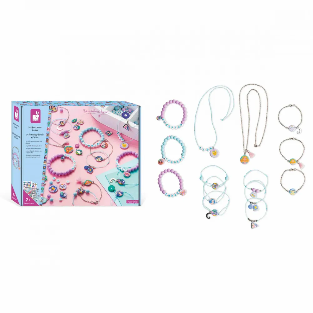 Janod Collection "Les Ateliers Bijoux" & Les Perles*14 Bijoux Astro à Créer