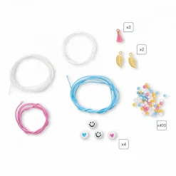 Janod Collection "Les Ateliers Bijoux" & Les Perles*6 Bijoux Fleurs en Perles à Créer