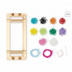 Janod Collection "Les Ateliers Bijoux" & Les Perles*13 Bijoux Pop en Perles et un Métier à Tisser