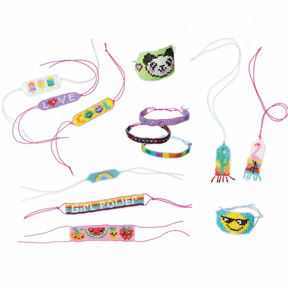 Janod Collection "Les Ateliers Bijoux" & Les Perles*13 Bijoux Pop en Perles et un Métier à Tisser