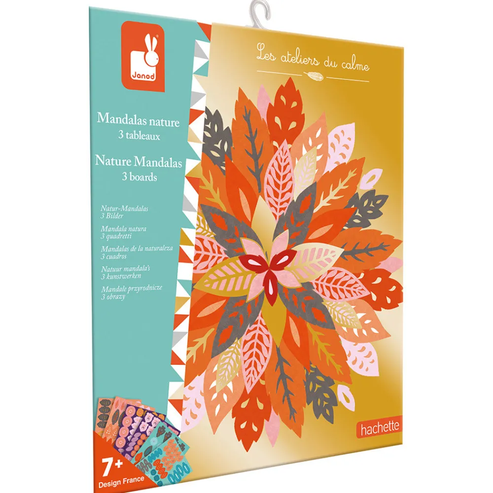 Janod Créations 3D|Collection "Les Ateliers Du Calme"*3 Mandalas Nature