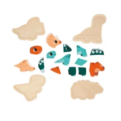 Janod Puzzles En Bois Premier Âge|Puzzles En Bois Premier Âge*4 Puzzles Evolutifs Dino