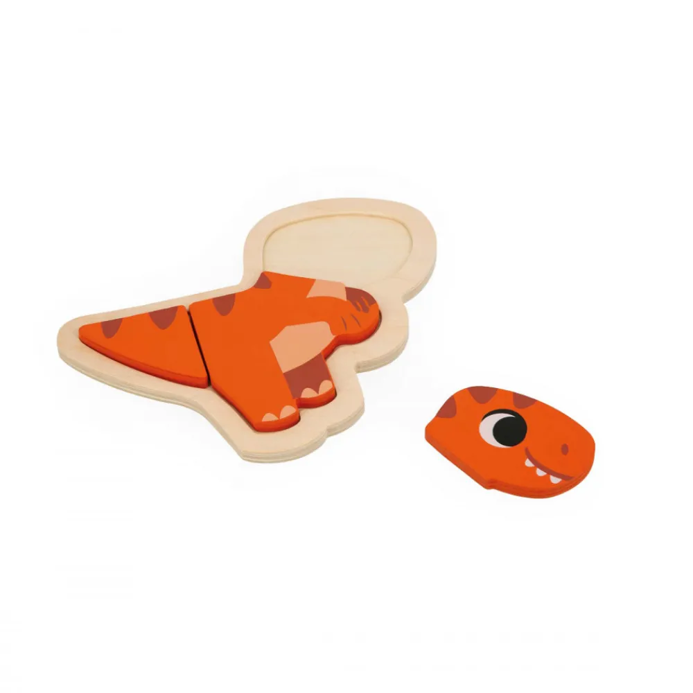 Janod Puzzles En Bois Premier Âge|Puzzles En Bois Premier Âge*4 Puzzles Evolutifs Dino