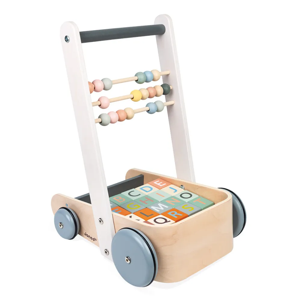 Janod Cubes & Pyramides|Jouets À Bascule, Porteurs & Chariots*ABC Buggy Sweet Cocoon (bois)