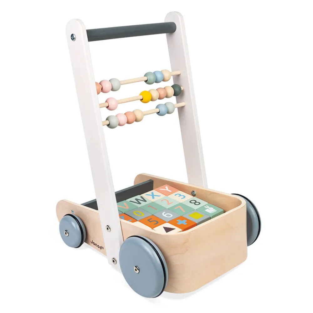Janod Cubes & Pyramides|Jouets À Bascule, Porteurs & Chariots*ABC Buggy Sweet Cocoon (bois)