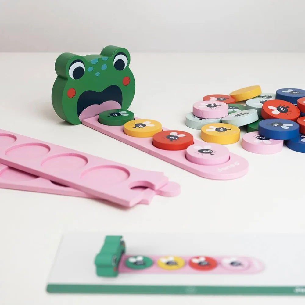 Janod Jeux Éducatifs Maternelle|Jeux Éducatifs Science & Géographie*Algorithme - La Grenouille