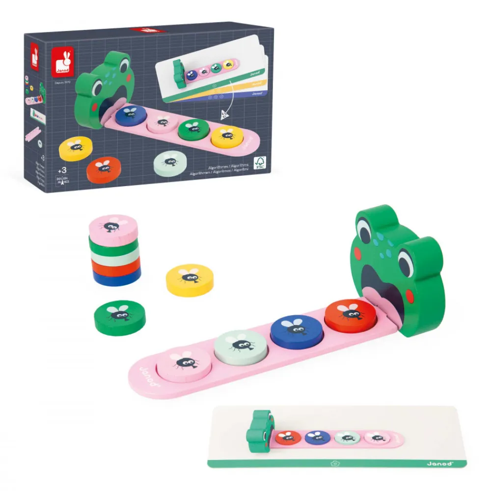 Janod Jeux Éducatifs Maternelle|Jeux Éducatifs Science & Géographie*Algorithme - La Grenouille