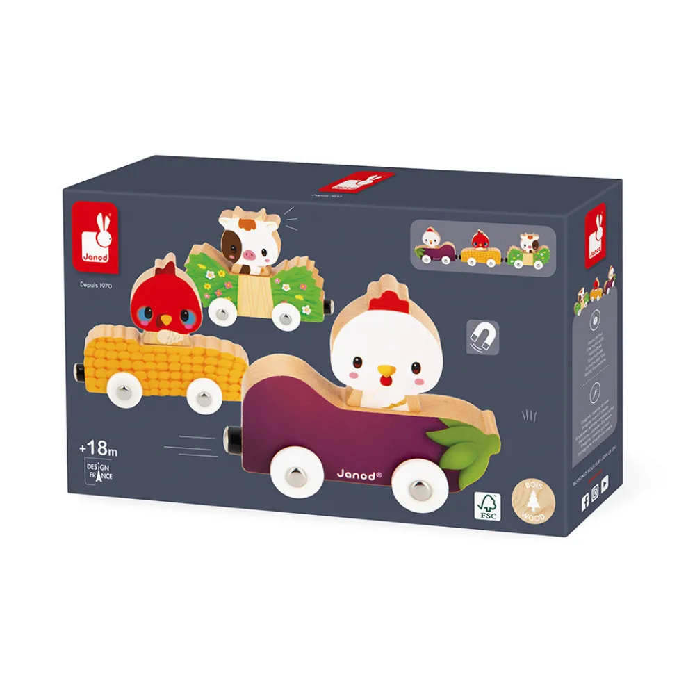 Janod Tracteurs & Animaux De La Ferme|Jouets Magnétiques*Animaux de la Ferme Magnétiques