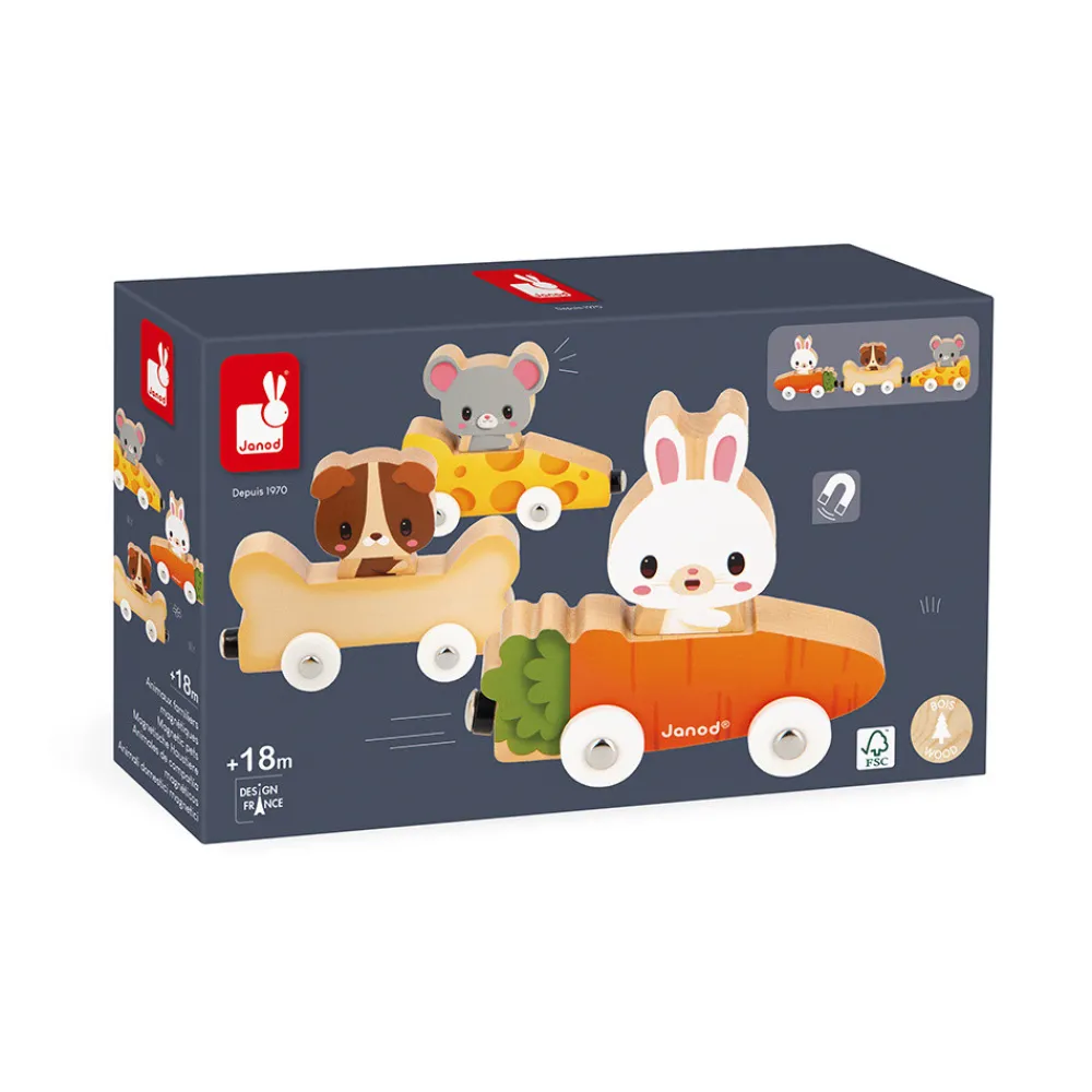 Janod Tracteurs & Animaux De La Ferme|Jouets Magnétiques*Animaux Familiers Magnétiques