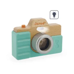 Janod Imitation Métiers|Jouets Musicaux*Appareil Photo Sonore et Lumineux Bleu