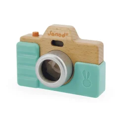 Janod Imitation Métiers|Jouets Musicaux*Appareil Photo Sonore et Lumineux Bleu