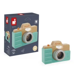 Janod Imitation Métiers|Jouets Musicaux*Appareil Photo Sonore et Lumineux Bleu