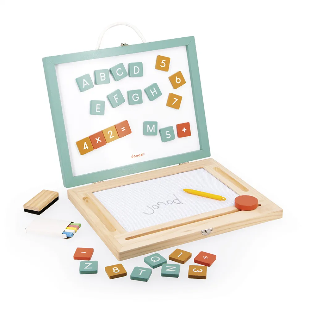 Janod Tableaux, Ardoises & Magnets|Jeux Éducatifs Maternelle*Ardoise 4 en 1