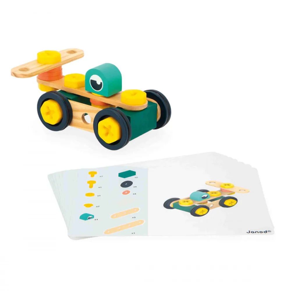 Janod Établis, Outils & Bricolage*Baril Brico'Kids 100 pièces (bois)