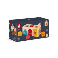 Janod Jeux Éducatifs Maternelle|Formes & Couleurs*Boite à Formes Géométriques (bois)