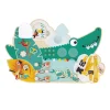 Janod Bouliers, Loopings & Panneaux D'Activités|Manipulation & Encastrement*Busy-board Crocodile en bois Tropik