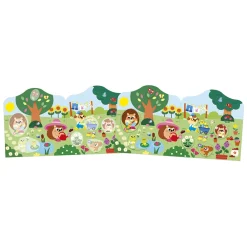 Janod Mosaïques & Gommettes*Cahier de Stickers et Décors Le Jardin