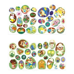 Janod Mosaïques & Gommettes*Cahier de Stickers et Décors Le Jardin