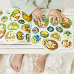 Janod Mosaïques & Gommettes*Cahier de Stickers et Décors Le Jardin