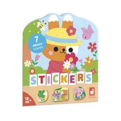 Janod Mosaïques & Gommettes*Cahier de Stickers et Décors La Campagne