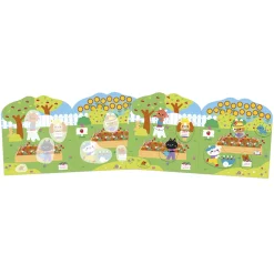 Janod Mosaïques & Gommettes*Cahier de Stickers et Décors La Campagne