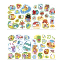 Janod Mosaïques & Gommettes*Cahier de Stickers et Décors La Campagne