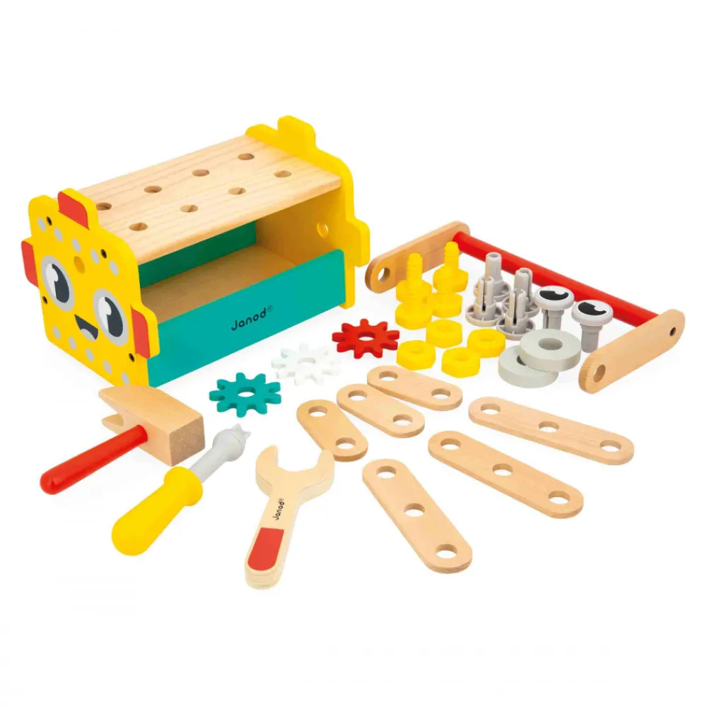 Janod Établis, Outils & Bricolage*Caisse à Outils Robot Brico'Kids