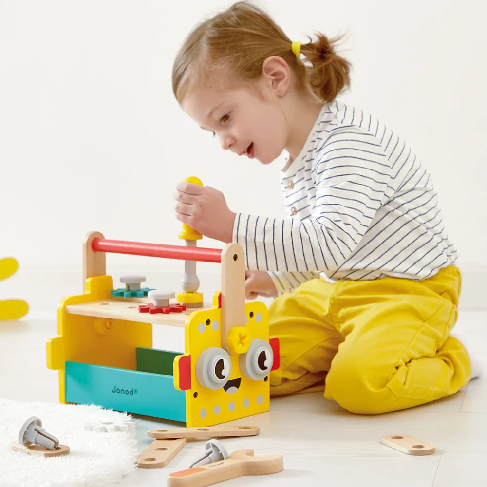 Janod Établis, Outils & Bricolage*Caisse à Outils Robot Brico'Kids