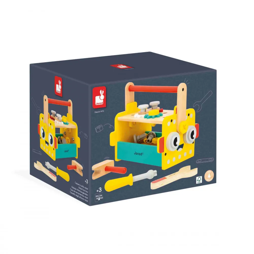 Janod Établis, Outils & Bricolage*Caisse à Outils Robot Brico'Kids