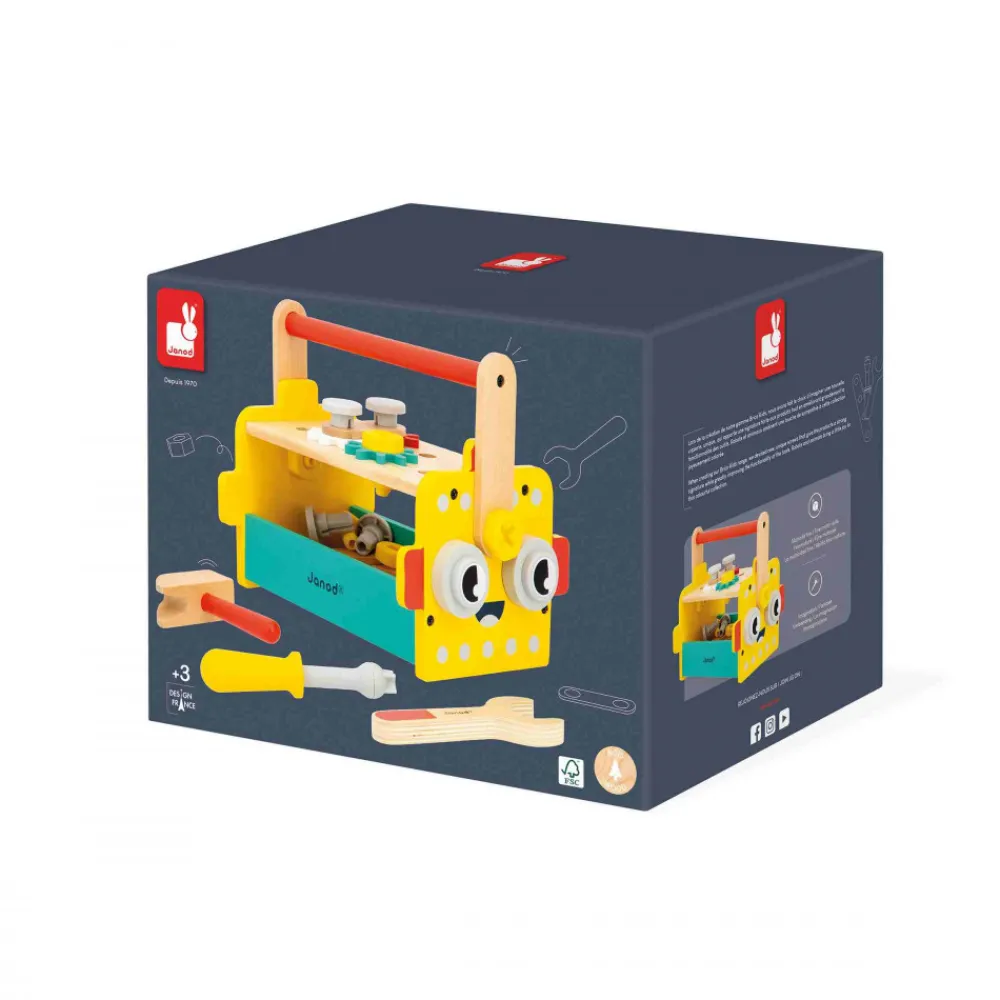 Janod Établis, Outils & Bricolage*Caisse à Outils Robot Brico'Kids