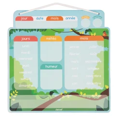 Janod Jeux Éducatifs Primaire|Jeux Éducatifs Maternelle*Calendrier Magnétique - Français