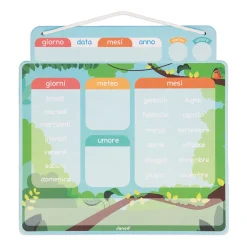 Janod Jeux Éducatifs Primaire|Jeux Éducatifs Maternelle*Calendrier Magnétique - Italien
