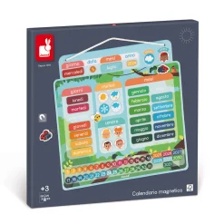 Janod Jeux Éducatifs Primaire|Jeux Éducatifs Maternelle*Calendrier Magnétique - Italien
