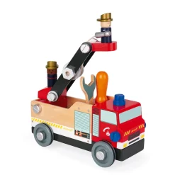 Janod Véhicules, Garages & Voitures|Établis, Outils & Bricolage*Camion de pompiers Brico'kids