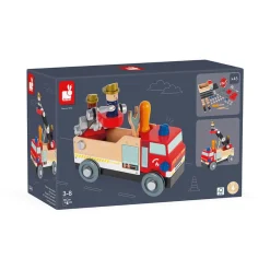 Janod Véhicules, Garages & Voitures|Établis, Outils & Bricolage*Camion de pompiers Brico'kids