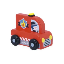 Janod Véhicules, Garages & Voitures|Trains & Véhicules*Camion de pompiers en bois Ville - Cross Roads