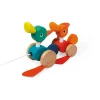 Janod Jouets À Promener & À Pousser*Canard Family à promener (bois)