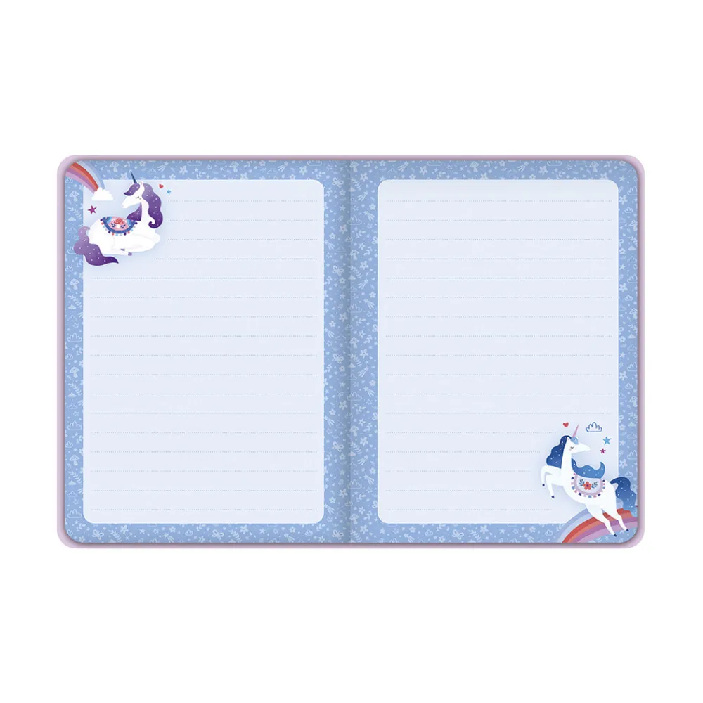 Janod Tampons & Papeterie*Carnet de notes Licorne Dreamland