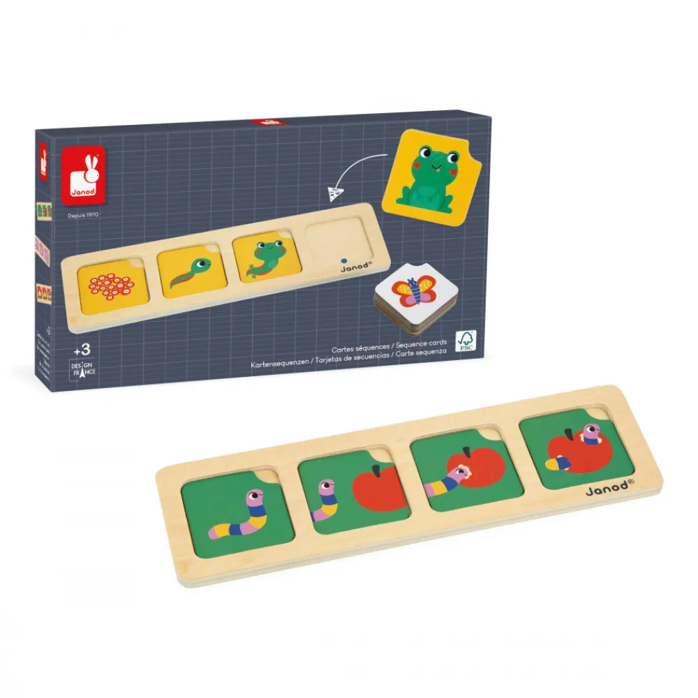 Janod Jeux Éducatifs Maternelle|Jeux Éducatifs Science & Géographie*Cartes Séquences - Le Jardin