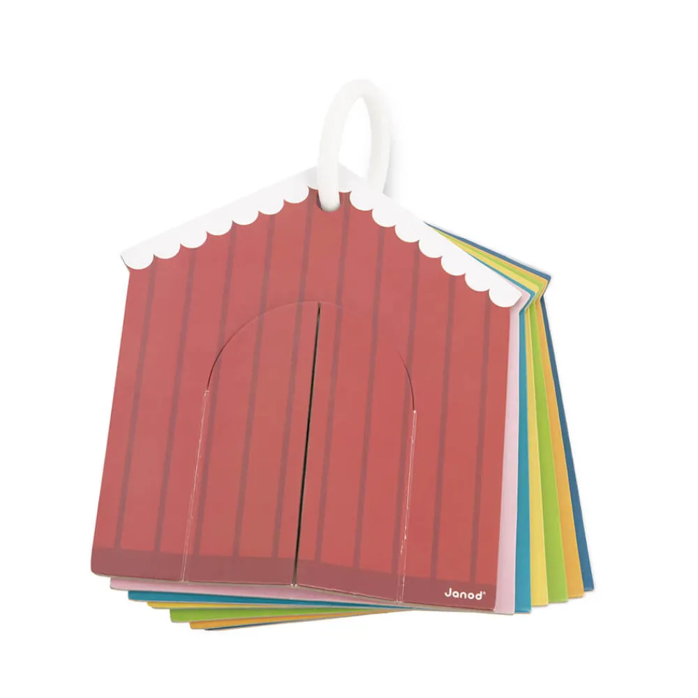 Janod Tracteurs & Animaux De La Ferme|Formes & Couleurs*Cartes Tactiles Ferme