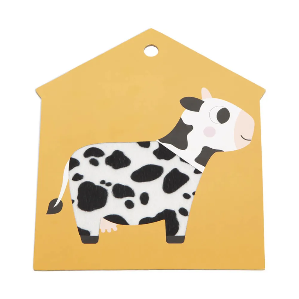 Janod Tracteurs & Animaux De La Ferme|Formes & Couleurs*Cartes Tactiles Ferme
