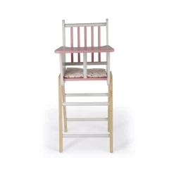 Janod Accessoires Poupons, Poupées & Ménage*Chaise Haute Candy Chic (bois)