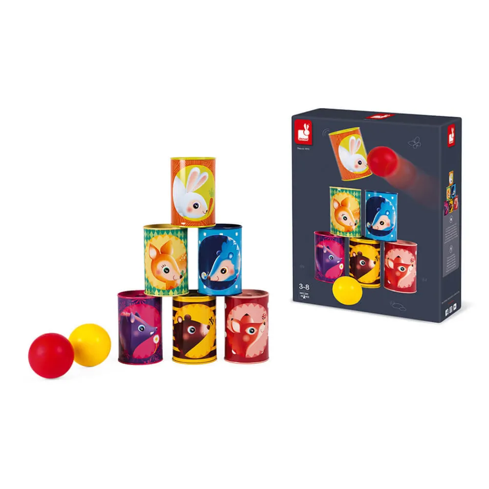 Janod Sports & Activités D'Extérieur|Jeux De Lancer*Chamboule-tout forêt