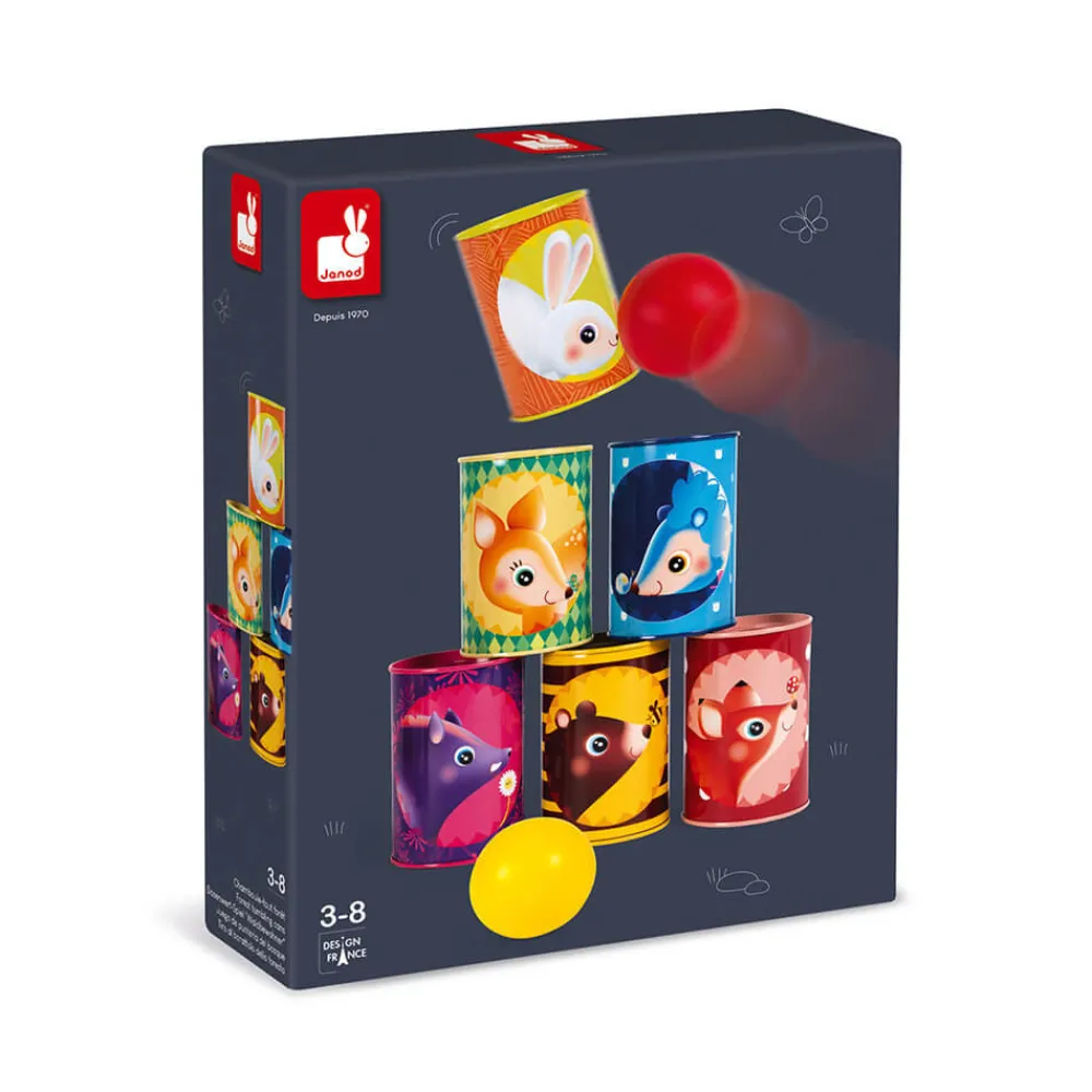 Janod Sports & Activités D'Extérieur|Jeux De Lancer*Chamboule-tout forêt