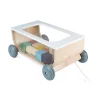 Janod Formes & Couleurs|Cubes & Pyramides*Chariot de Cubes Sweet Cocoon (bois)
