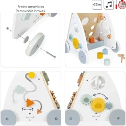 Janod Jouets Musicaux|Jouets À Bascule, Porteurs & Chariots*Chariot Multi-Activités Sweet Cocoon en bois