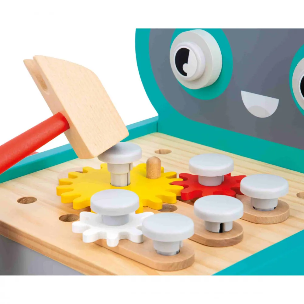 Janod Établis, Outils & Bricolage|Jouets À Bascule, Porteurs & Chariots*Chariot Robot Brico'Kids